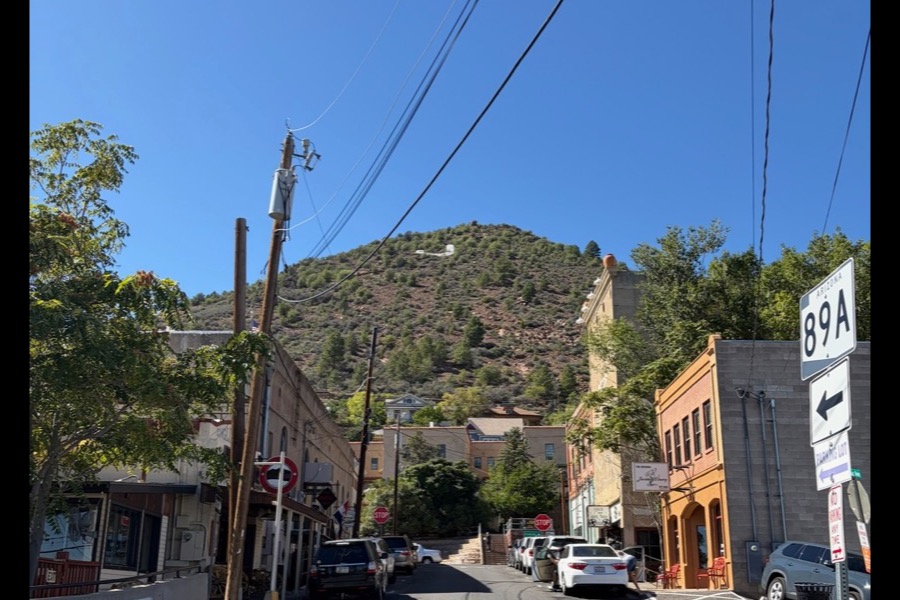 Historic hillside town of Jerome, Arizona